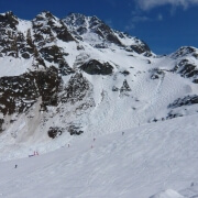 Wet snow avalanches in Verbier