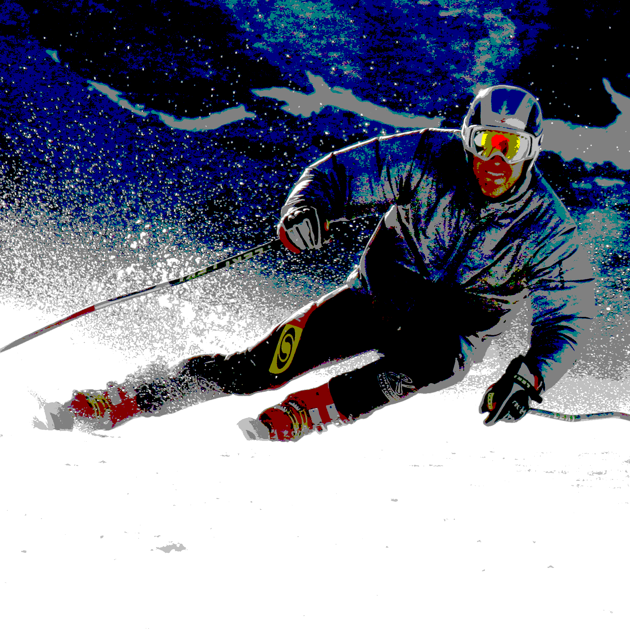 Skiing Fast with a great mindset