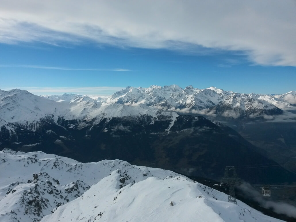 Bruson Piste in the distance