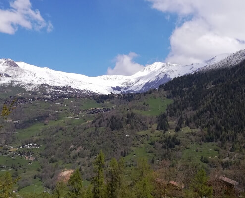 Summer skiing in Verbier