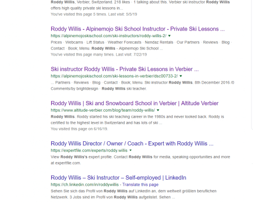 Roddy Willis Ski Instructor Verbier Google