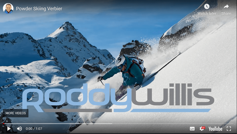 Powder Skiing in Verbier