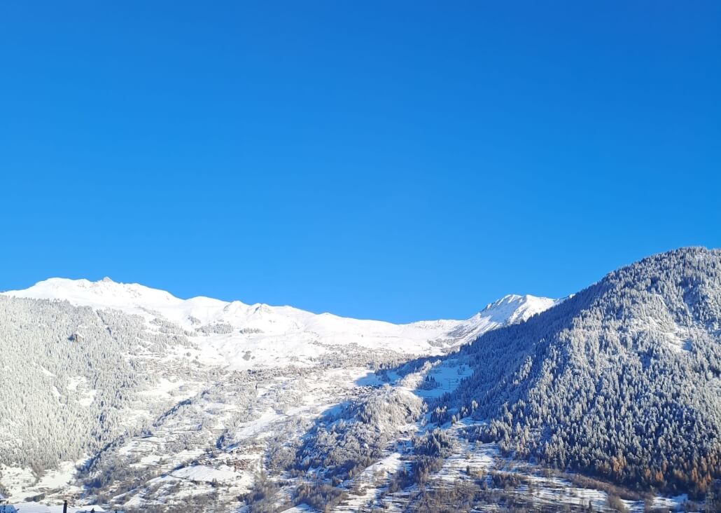 Snow Covered Savoleyres Verbier