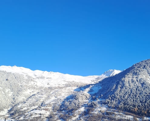 Snow Covered Savoleyres Verbier