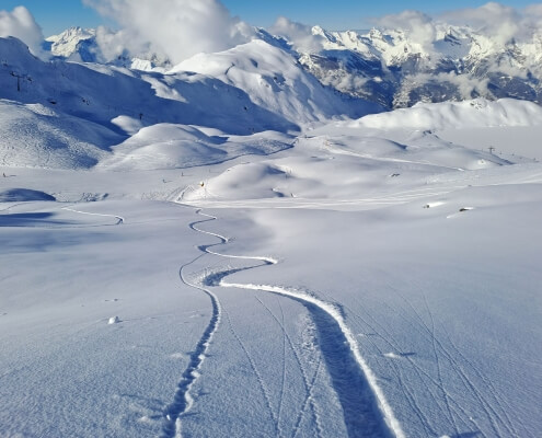 Verbier Powder Snow