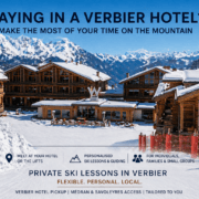 Private ski lessons in Verbier with hotel pickup near the slopes and Médran lifts