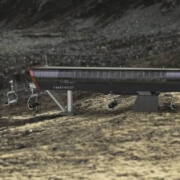 Artist rendering of the planned Pissevache Chargerat six-seater chairlift project in Bruson by Bartholet Maschinenbau AG.